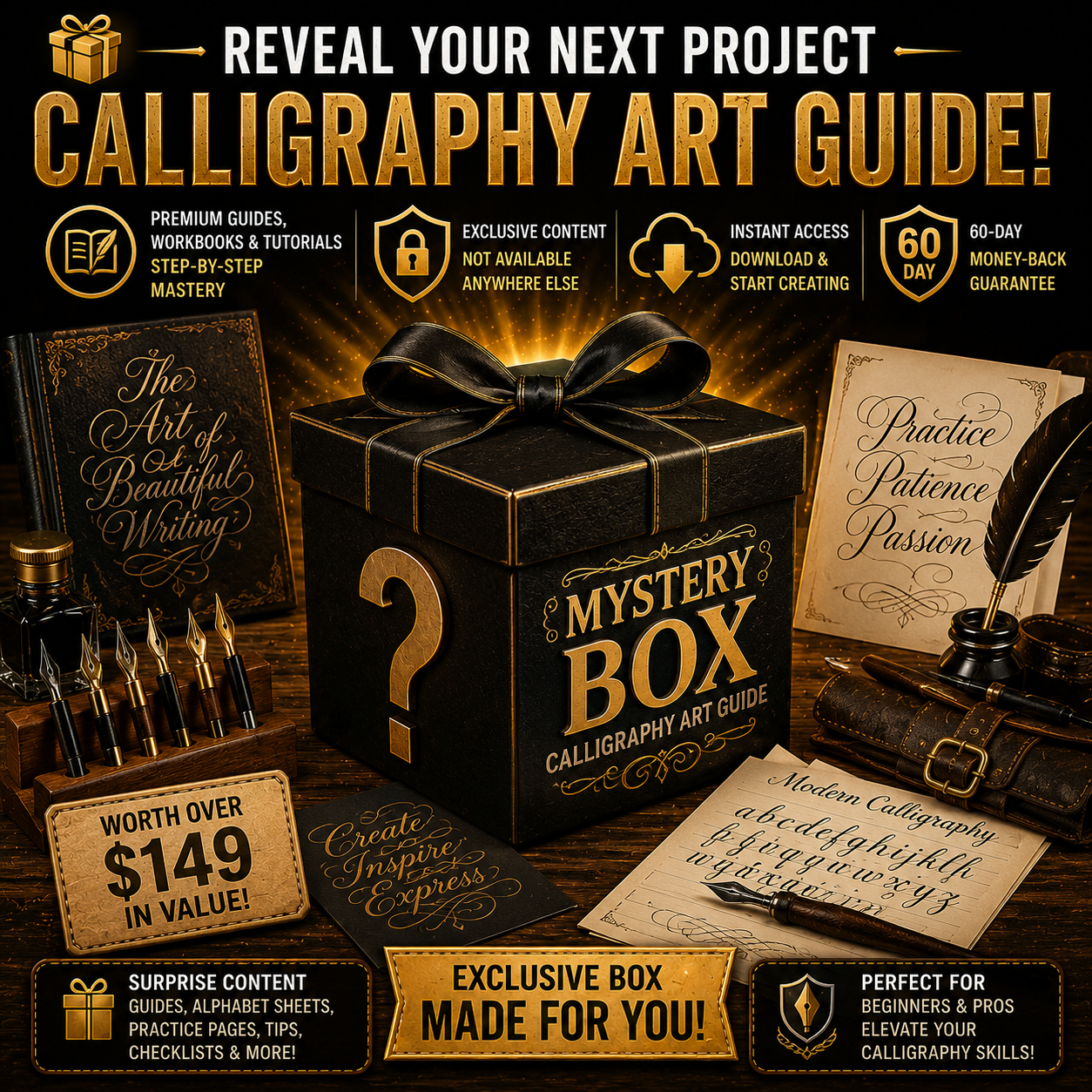 Calligraphy Guide Mystery Box